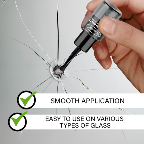 CAMPAGNE GlassFix — Windshield Chip & Crack Repair Kit